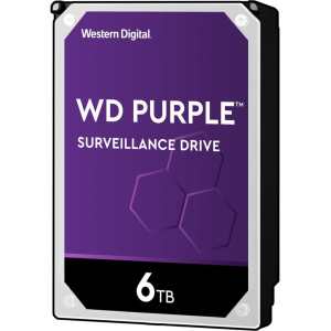 Жесткий диск 3,5" 6Tb WD WD62PURZ SATA III 5400 64Mb Purple Video надежный