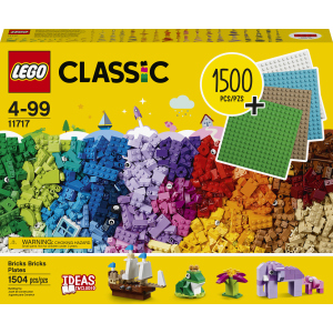 Конструктор LEGO Classic Кубики, кубики, пластины! 1504 деталей (11717) в Ужгороде