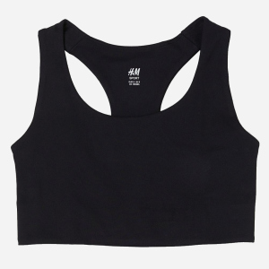 Топ спортивний H&M SPORT 9319993sdm M Чорний (PS2030000126040) краща модель в Ужгороді