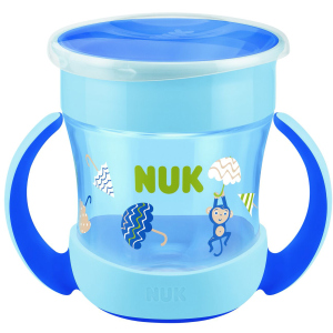 Поильник Nuk Evolution Mini Magic 160 мл Синій (4008600351825) краща модель в Ужгороді