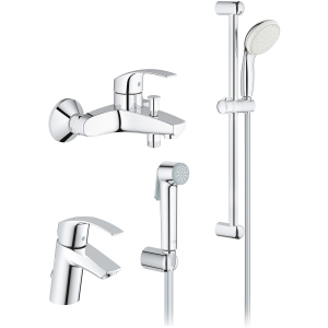 Набір змішувачів GROHE Eurosmart 27598005 (27598001+33300002+23124002) краща модель в Ужгороді