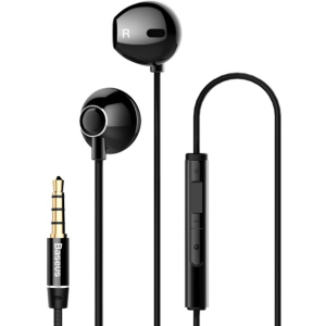 Навушники Baseus Encok H06 lateral in-ear Wired Earphone Black (NGH06-01) ТОП в Ужгороді