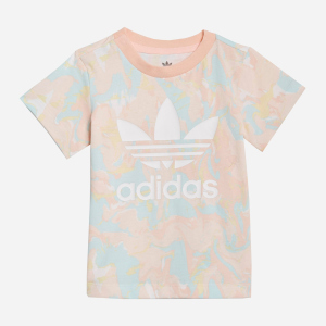 Футболка дитяча Adidas Tee H22638 92 см Pink Tint (4064057788089)