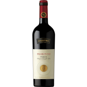 Вино Maestro "Primitivo" Puglia червоне сухе 0.75 л 13% (8008900006797) краща модель в Ужгороді