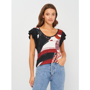 Футболка Desigual 18SWTKX7-2000 XS (8434486898455) краща модель в Ужгороді