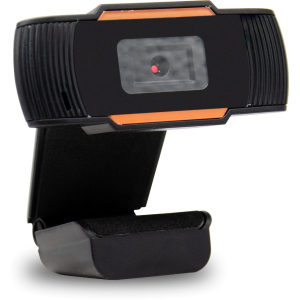 Веб-камера OKey WebCam HD 720P Black/Orange (WB100) краща модель в Ужгороді