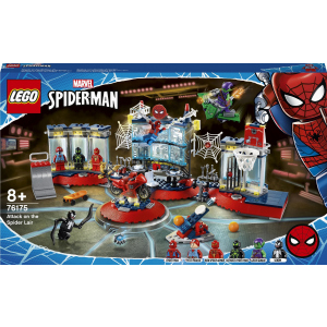 Конструктор LEGO Super Heroes Напад на майстерню павука 466 деталей (76175)