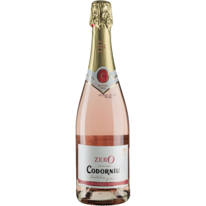 Вино ігристе Codorniu Zero Rose солодке рожеве безалкогольне 0.75 л 0% (8410013020841) ТОП в Ужгороді