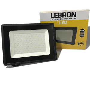 Прожектор світлодіодний LED Lebron LF, 100W, 8500Lm, 6000К (4418) надійний