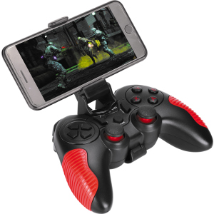 Бездротовий геймпад XTRIKE GP-45 Android/PS3/PC D-input &amp; X-input Black/Red (GP-45) в Ужгороді