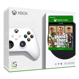 Microsoft Xbox Series S 512Gb + GTA V Premium Edition (російська версія) краща модель в Ужгороді