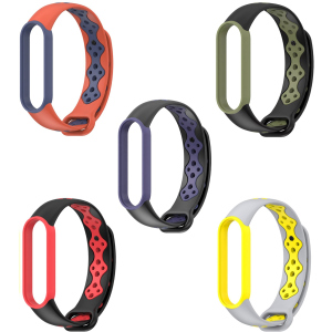 Набір ремінців MiJobs Sport Set 2 для Xiaomi Mi Band 6/5 5 шт (MJSportset2) ТОП в Ужгороді