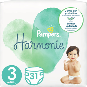 Подгузники Pampers Harmonie Размер 3 (6-10 кг) 31 шт (8006540156599) ТОП в Ужгороде