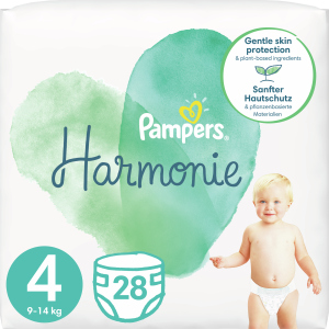 Подгузники Pampers Harmonie Размер 4 (9-14 кг) 28 шт (8006540156636) ТОП в Ужгороде