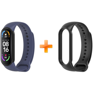 Xiaomi Mi Band 6 MiJobs Dual Color Dark Blue/Black (MJ6-DSS016DBB) ТОП в Ужгороді