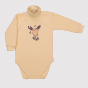 Боди-гольф утепленный Baby Veres 102-3.100-12-0715 Double Cream 86 см Желтый (2000994469973) лучшая модель в Ужгороде