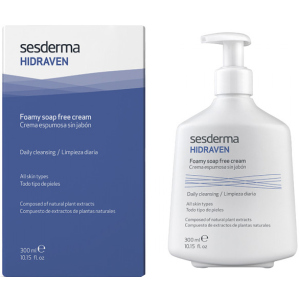 Піняючий крем для вмивання Sesderma Hidraven 300 мл (8470003643153) ТОП в Ужгороді