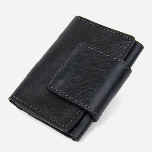 Візитниця Grande Pelle leather-11338 Темно-синя в Ужгороді