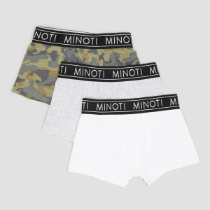 Трусики-шорты Minoti 7B BRIEF 4 35100JNR 116-122 см 3 шт Милитари (5059030615840) ТОП в Ужгороде