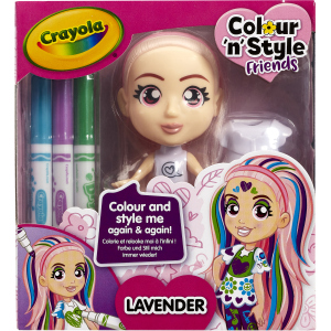 Набір для творчості Crayola Colour n Style Стильні дівчата Лаванда (918940.005) (8720077189409) краща модель в Ужгороді