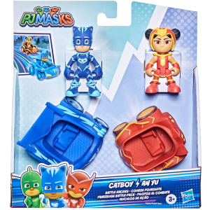 Игровой набор PJ Masks Герои в масках - Кэтбой против Ан Ю (2 фигурки 2 машинки) (F2843) (5010993847693)