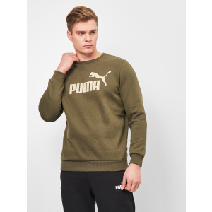 Світшот Puma ESS Big Logo Crew 58667944 XXL Зелений (4063698945516) краща модель в Ужгороді