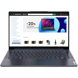 Ноутбук Lenovo Yoga Slim 7 14ITL05 (82A300KXRA) Slate Grey лучшая модель в Ужгороде