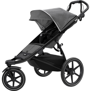 Дитячий візочок Thule Urban Glide 2 Black - Grey Melange (TH10101948) краща модель в Ужгороді