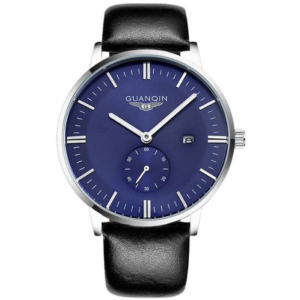 Чоловічий годинник Guanqin Silver-Blue-Blue GQ13001 CL (GQ13001SBlBl) рейтинг