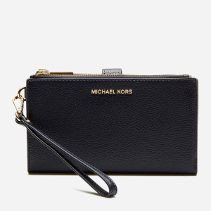 Жіночий гаманець шкіряний Michael Kors JET SET DBLZP WRISTLET 34F9GAFW4L001 Чорний (800070099690) краща модель в Ужгороді