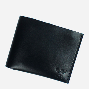 Женский кошелек кожаный The Wings Mini с монетницей TW-Wallet-w-ch-black-ksr Черный надежный