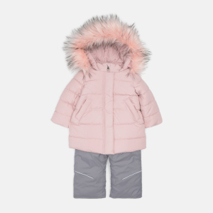 Зимовий комплект (куртка + напівкомбінезон) Evolution 05-ЗД-21 98 см Пудра\Сірий (4823078577825) ТОП в Ужгороді