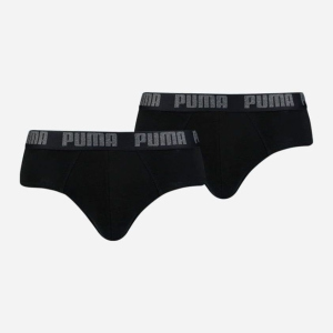 Труси-брифи Puma Basic Brief 2P 88910006 L 2 шт Black-Black (8718824239057) в Ужгороді