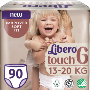 Підгузки-трусики Libero Touch Pants 6 13-20 кг одноразові 90 шт (7322541430416) ТОП в Ужгороді