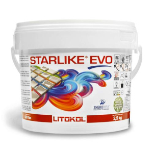 Клей-затирка Litokol STARLIKE EVO 110/2.5кг Сірий перламутр ТОП в Ужгороді