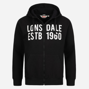 Толстовка Lonsdale 116035-1000 FW20 XL Black надійний