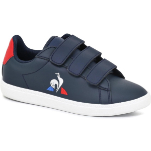 хороша модель Кеди шкіряні Le Coq Sportif Courtset Ps 2010062-LCS 30 Сині (3606803973717)