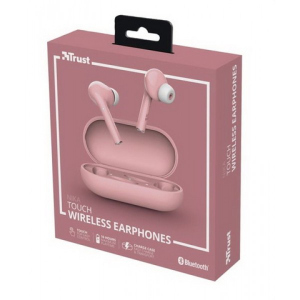 Bluetooth-гарнітура Trust Nika Touch True Pink (23704) надійний