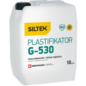 купить Пластификатор для теплого пола Siltek Plastifikator G-530 10 л (Е32633)