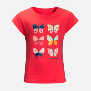 Футболка Jack Wolfskin Butterfly T Girls 1608971-2058 104 см (4060477841618)