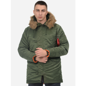 Парку Alpha Industries Slim Fit N-3B Parka 4XL Sage/Orange краща модель в Ужгороді