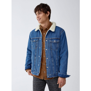 Джинсова куртка Pull & Bear 9711/504/427 M Синя джинс (09711504427033) ТОП в Ужгороді