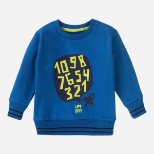 Світшот Minoti Beam 6 33779KID 86-92 см Синій (5059030557317) краща модель в Ужгороді