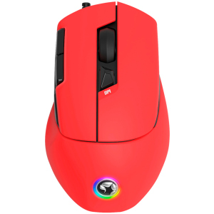 Миша Marvo M428 RGB USB Red (M428.RD) ТОП в Ужгороді