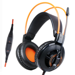 Наушники гарнитура накладные Somic G925 Black/Orange (9590009919) лучшая модель в Ужгороде