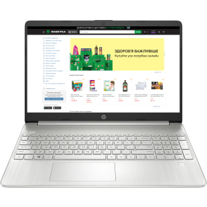 Ноутбук HP Laptop 15s-eq1003ua (1U9R9EA) Natural Silver Суперцена!!!