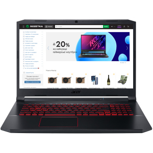 Ноутбук Acer Nitro 5 AN517-52-55B9 (NH.QDWEU.004) Obsidian Black краща модель в Ужгороді