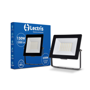 Світлодіодний прожектор Lectris 150W 12000Лм 6500K 185-265V IP65 1-LC-3006 краща модель в Ужгороді