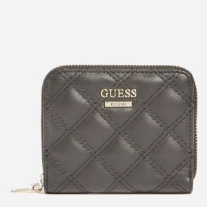 хороша модель Гаманець жіночий Guess Cessily Slg Small Zip Around SWEV7679370-BLA Чорний (8000702444276)