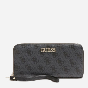 Кошелек женский Guess Alby Slg Large Zip Around SWSA7455460-COA Темно-серый (8000702444292) лучшая модель в Ужгороде